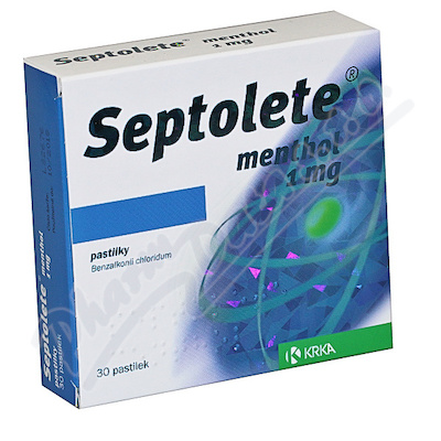 Septolete Menthol pas.30x1mg II