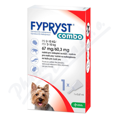 FYPRYST combo 1x0.67ml spot-on pro psy 2-10kg