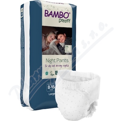 Bambo Dreamy Nigh.Pants 8-15let Unisex 35-50kg10ks